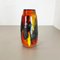 German Super Color Fat Lava Vase Scheurich, 1970s 5