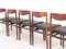 Dining Chairs in Rosewood, Set of 6, Image 4