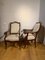 Vintage Solid Mahogany Armchairs, Set of 2 2