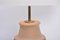 Tall Mid-Century Modern Danish Table Lamp in Beige Ceramic from Soholm 6