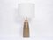 Tall Mid-Century Modern Danish Table Lamp in Beige Ceramic from Soholm, Image 2