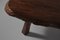 Olive Wooden Live Edge Coffee Table, 1960s, Image 4