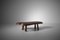 Olive Wooden Live Edge Coffee Table, 1960s, Image 1