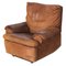 Vintage Italian Brown Leather Club Chair, 1980s, Image 6