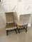 Hochwertige französische antike viktorianische Beistellstühle, 2er Set 2