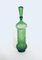 Vintage Empoli Glass Green Wine Decanter Bottle with Stopper, 1960s 6