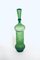 Vintage Empoli Glass Green Wine Decanter Bottle with Stopper, 1960s 5