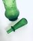 Vintage Empoli Glass Green Wine Decanter Bottle with Stopper, 1960s 1