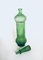 Botella de vino Empoli vintage de vidrio verde con tapón, años 60, Imagen 7