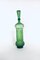 Vintage Empoli Glass Green Wine Decanter Bottle with Stopper, 1960s 4