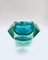 Midcentury Italian Art Glass Facet Bowl by Mandruzzato, 1960s 8