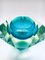 Midcentury Italian Art Glass Facet Bowl by Mandruzzato, 1960s 1