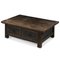 Dark Elm Two Drawer Coffee Table 1