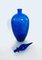 Midcentury Italian Design Empoli Glass Xl Genie Decanter Bottle, Italy 1960s 7