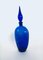Midcentury Italian Design Empoli Glass Xl Genie Decanter Bottle, Italy 1960s 4