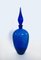 Midcentury Italian Design Empoli Glass Xl Genie Decanter Bottle, Italy 1960s 8