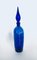 Midcentury Italian Design Empoli Glass Xl Genie Decanter Bottle, Italy 1960s 1
