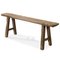 Rustic a-Frame Antique Bench, Image 1