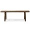 Rustic a-Frame Antique Bench 5