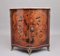 Französischer Eckschrank aus Tulpenholz & Marmor mit Intarsien, 1700er 10