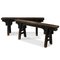 Bancs Antiques en Orme Foncé, Chine, Set de 2 1