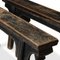 Antique Chinese Dark Elm Benches, Set of 2 5