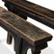Antique Chinese Dark Elm Benches, Set of 2, Image 5