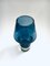Mid-Century Modern Scandinavian Blue Glass Vase by Tamara Aladin for Riihimaen Lasi Oy Riihimaki, Finland, 1960s 4