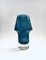 Mid-Century Modern Scandinavian Blue Glass Vase by Tamara Aladin for Riihimaen Lasi Oy Riihimaki, Finland, 1960s 6