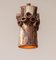 Brutalistische Keramik Zylinder und Spherica Hängelampen von Bodil Marie Nielsen, Dänemark, 1060er, 2er Set 16