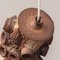 Lámparas colgantes brutalistas esféricas y cilíndricas de cerámica de Bodil Marie Nielsen, Dinamarca, década de 1060. Juego de 2, Imagen 3