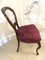 Antike viktorianische Beistellstühle aus geschnitztem Nussholz, 2er Set 6