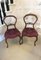 Chaises d'Appoint Victoriennes Antiques en Noyer Sculpté, Set de 2 1