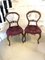 Antique Victorian Carved Walnut Side Chairs, Set of 2 3