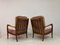 Fauteuils en Velours Rose et Blanc, Italie, 1950s, Set de 2 7