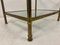 Italian Side Tables in Brass and Glass, 1970s, Set of 2 7