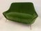 Italian Sofa in Green Cotton Velvet, 1960s, Image 7