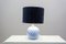 Blue Ceramic Table Lamps, 1970s, Set of 2, Image 3