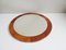 Round Teak Mirror, Denmark, 1960s 5