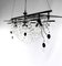 Pendant lamp with Crystal Hangings from Kolarz, 2000s 5