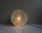 Round Ceiling Lamp with Structured Glass, 1960s, Image 10