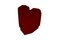 Maroon Queen Heart Stool by Royal Stranger 1