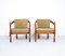 Green Velvet Gallery Lounge Chairs from Giorgetti, 1970s, Set of 2 2