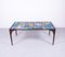 Ceramic Mosaic Tile Coffee Table With Bird Motif, 1970s 1