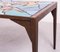 Ceramic Mosaic Tile Coffee Table With Bird Motif, 1970s 11