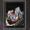 Friedensreich Hundertwasser, 1980s, Print with Silver & Blue Metallic Foil, Framed, Image 2