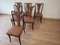 Mid-Century Modern Classical Leather Dining Chairs by Vittorio Dassi, Set of 6 5