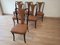 Mid-Century Modern Classical Leather Dining Chairs by Vittorio Dassi, Set of 6 1