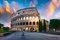 Ventdusud, Colosseum in Rome at Dusk, Italy, Photographic Paper 1
