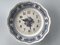 Old Ceramic English Plate Wall Clock, Manchu, 1950s, Image 1